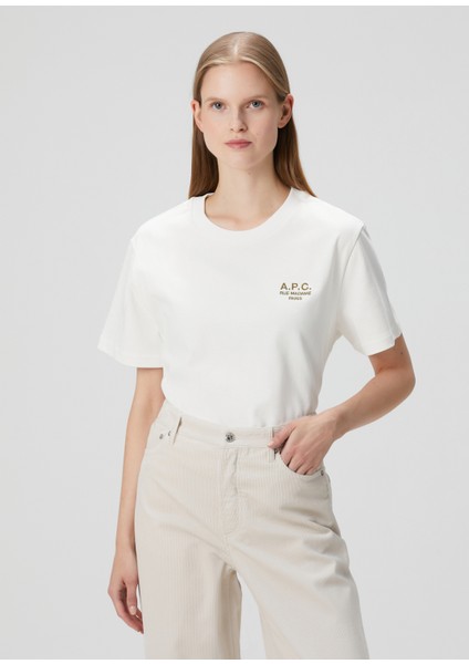 Beyaz Logolu T-Shirt