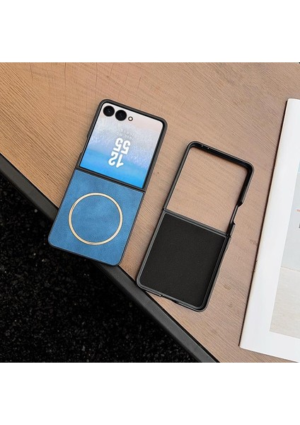 Samsung Galaxy Z Flip7 Için Magsafe Pu Telefon Kılıfı (Yurt Dışından) modelleri