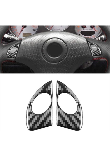 Toyota Celica Için 2000-2005 Yumuşak Karbon Fiber Araç Direksiyon Düğmesi Kapak Döşeme Sticker Aksesuarları (Yurt Dışından) fırsatları