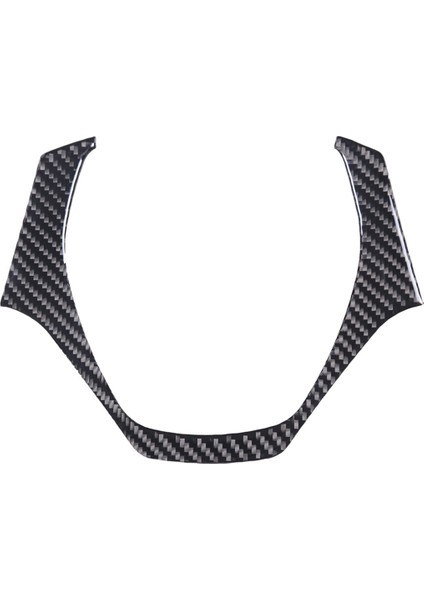 Corvette C7 Için 2014-2019 Yumuşak Karbon Fiber Araç Direksiyon Simidi Kapağı Trim Çerçeve Çıkartma Aksesuarları (Yurt Dışından)