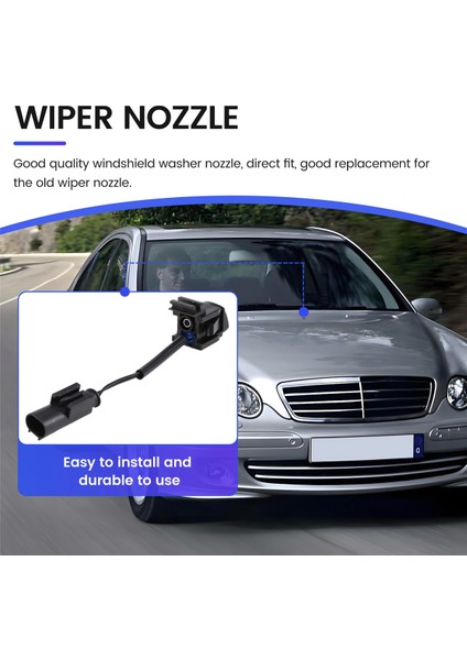 Mercedes-Benz W203 C W209 Clk CLK350 Için Ön Cam Rondelası 2118600147 (Yurt Dışından) fırsatları