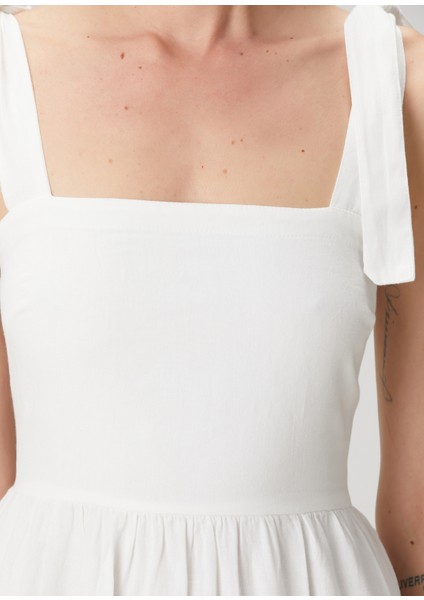 Posie Beyaz Maksi Plaj Elbisesi indirimleri