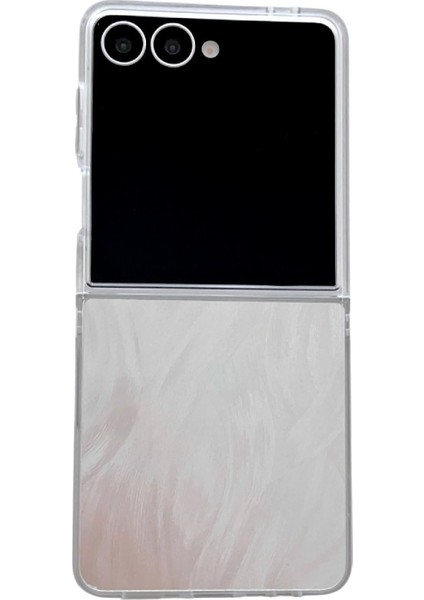 Samsung Galaxy Z Flip7 5g Için Şeffaf Kenarlı Pc Kılıfı (Yurt Dışından)