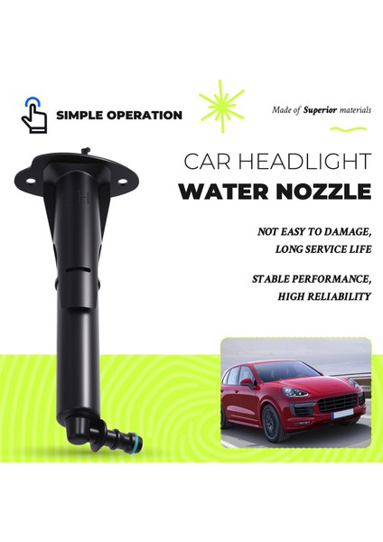 Porsche Cayenne Için Araba Far Su Nozumu 95862816110 (Yurt Dışından) fırsatları