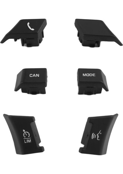 6pcs/set Araç Direksiyon Simidi Anahtarı Jaguar Xe Xel Xf Xfl F Için (Yurt Dışından)