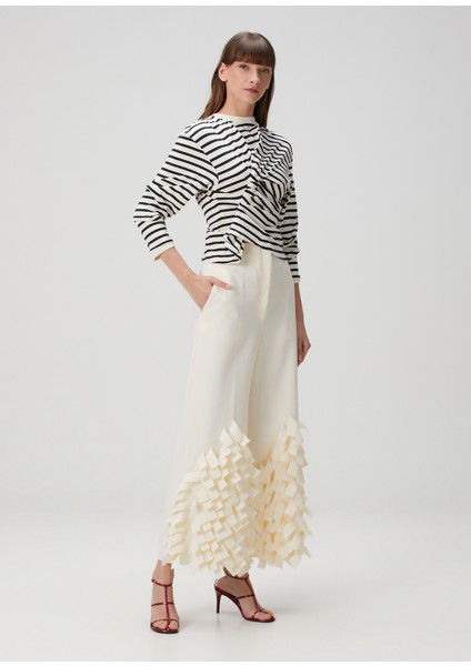 Lacivert Ekru Çizgili T-Shirt fiyatları