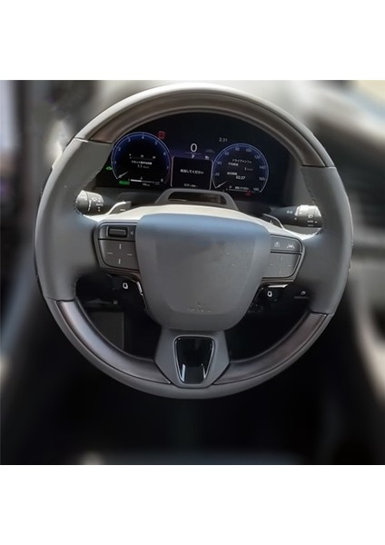Toyota Crown SH35 Crossover Için 2023 Araç Direksiyon Simidi Trim Kapak Iç Aksesuarları, Siyah (Yurt Dışından) fırsatları