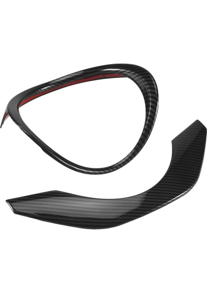Honda Vezel Hr-V Hrv 2021 2022 Için 2pcs Iç Araç Karbon Fiber Direksiyon Paneli Kapak Trim Dekorasyon Çerçevesi (Yurt Dışından) indirimleri