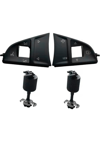 4x Çok Fonksiyonlu Direksiyon Simidi Anahtarı Düğmesi Kapak Skoda Octavia 3 A7 Süper 3V Fabia Mk3 Kodiaq (Yurt Dışından)