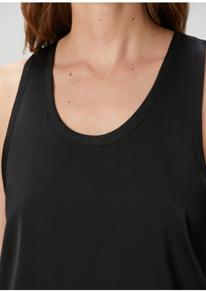 Siyah Saten Bluz indirimleri