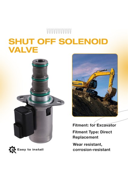 Solenoid Valf Hidrolik Durdurma Solenoid Valf SV98-T39-0-N 12V Jcb Ekskavatör Parçaları Için SV98-T39 (Yurt Dışından) fırsatları