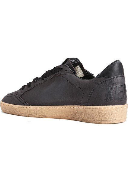 Ball Star Siyah Erkek Deri Sneaker modelleri