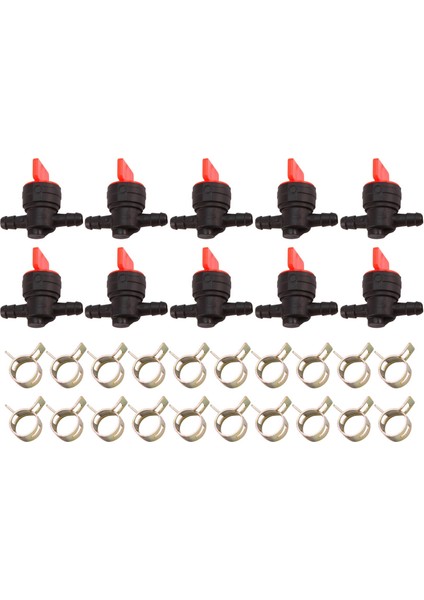 10PCS 494768 698183 Yakıt 1/4 Inç Yakıt Hattı Için Kelepçe ile Kapanan Valf Briggs &amp; Stratton Murray Toro Çim Traktör (Yurt Dışından) fiyatları