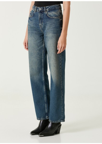 Mavi Wide Leg Jean Pantolon modelleri