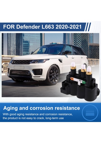 Range Rover Sport L494 2014-2020 Için Ön Hava Süspansiyon Solenoid Valf Bloğu Land Rover Defender L663 LR070245 (Yurt Dışından) indirimleri