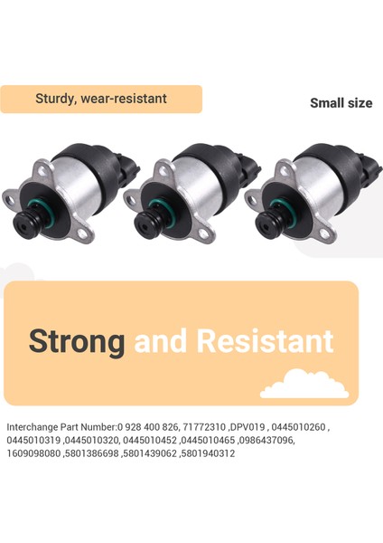 0928400826 Araç Yakıt Pompası Basınç Regülatörü Kontrol Ölçümü Solenoid Ünitesi 71772310 Iveco Günlük Jeep 928400826 (Yurt Dışından) fırsatları