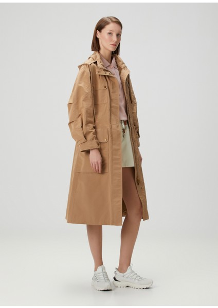 Camel Kapüşonlu Parka fiyatları