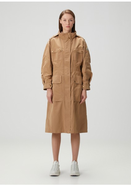 Camel Kapüşonlu Parka modelleri