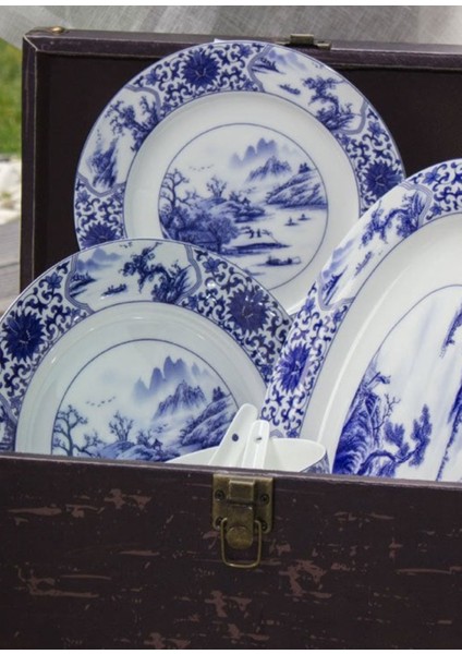 Home Bleu Blanc 4'lü Pasta Tabağı Seti fiyatları