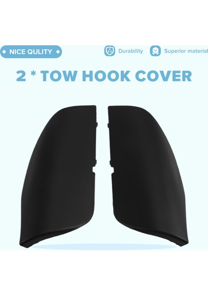 1paır Araç Ön Tutmur Tow Hook Kapak Fragmanı Porsche Cayenne Için Göz Kapağı Kapağı 957 2007-2010 Siyah Plastik (Yurt Dışından) fırsatları