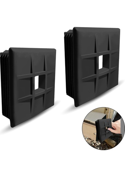 2 Paket Koruyucu Rv Tampon Fiş Uç Kapağı, 4 Inç, Rv&#39;ler Için Optimize Edilmiş, Kampçılar, Dayanıklı Seyahat Römork Ekipmanı (Yurt Dışından) fiyatları