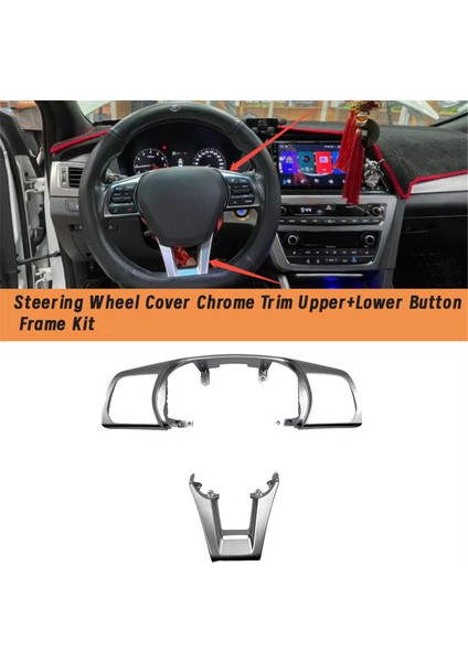 1set Araç Dısıng Sıng Tamamı Krome Trım Üst+Alt Düğme Çerçevesi Kiti Hyundai Için 96707-C3100 56171-C3800 Lhd (Yurt Dışından) fiyatları