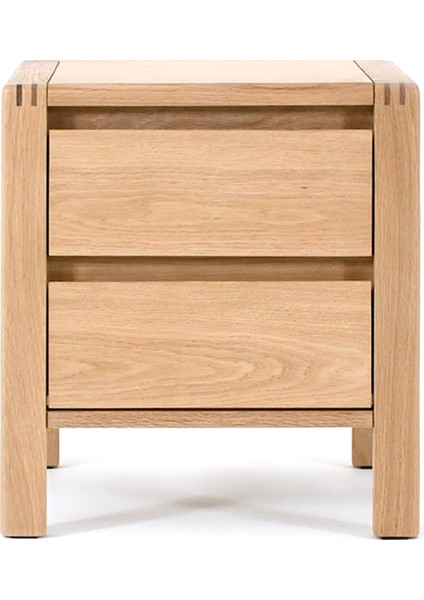 Modesto Natürel Meşe 2 Çekmeceli Komodin