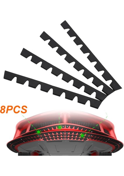 Yedek Koruma Kiti Bölüm 8pcs Aksesuarlar Anti-Çizik Tampon Araba Diy Kiti Koruyucu Kayma Plakası Kauçuk (Yurt Dışından) fırsatları