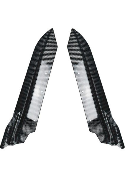 Bmw 3 Serisi Için E90 2005-2012 Arka Tampon Dudak Açısı Difüzör Spluser Spoiler Koruyucu Karbon Fiber (Yurt Dışından)