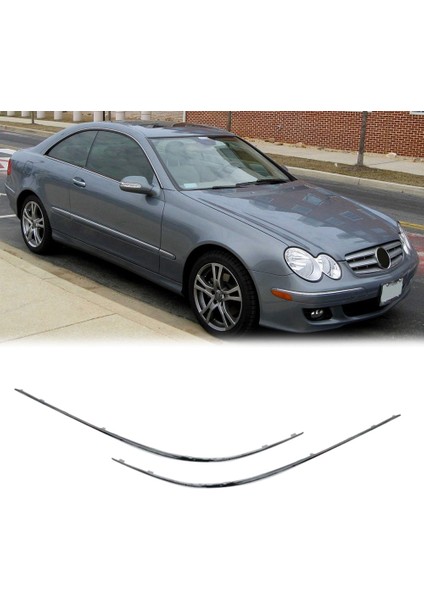 2098850421 Araba Krom Ön Sağ Tampon Alt Kapak Döşeme Şeridi Değiştirme Benz Clk Sınıfı W209 2002-2009 (Yurt Dışından) modelleri