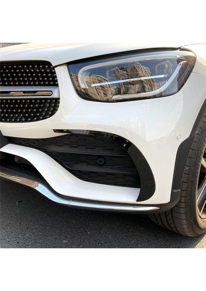 Araba Ön Tampon Spoiler Hava Havalandırma Outlet Abs Trim Kapak Mercedes Benz Glc X253 GLC260 GLC300 2020 2021 (Siyah) (Yurt Dışından) modelleri