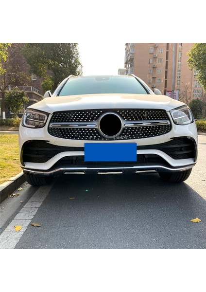 Araba Ön Tampon Spoiler Hava Havalandırma Outlet Abs Trim Kapak Mercedes Benz Glc X253 GLC260 GLC300 2020 2021 (Siyah) (Yurt Dışından) indirimleri