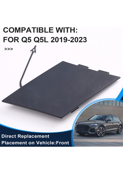 Ön Tampon Tow Hook Koruyucu Kapak Araç Aksesuarları 80D807241AGRU Audi Q5 Q5L 2019-2023 (Yurt Dışından) fırsatları