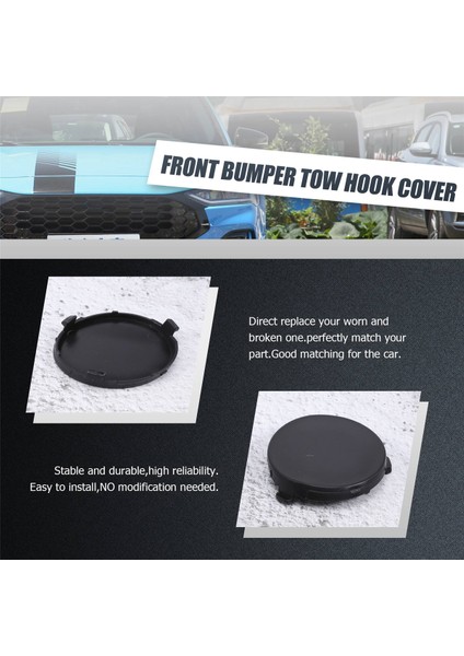 Car Siyah Ön Tampon Tow Hook Kapak Ford Için Focus Için Mk2 2007-2011 8M5117A989AA (Yurt Dışından) modelleri