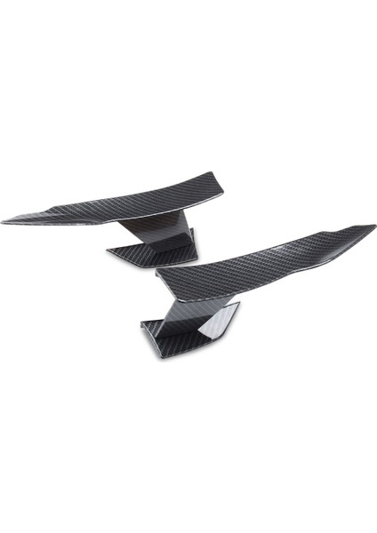 Evrensel Karbon Fiber Araba Ön Tampon Dudak Ayırtıcı Finler Vücut Canards Difüzör Spoiler Için -Bmw (Yurt Dışından)