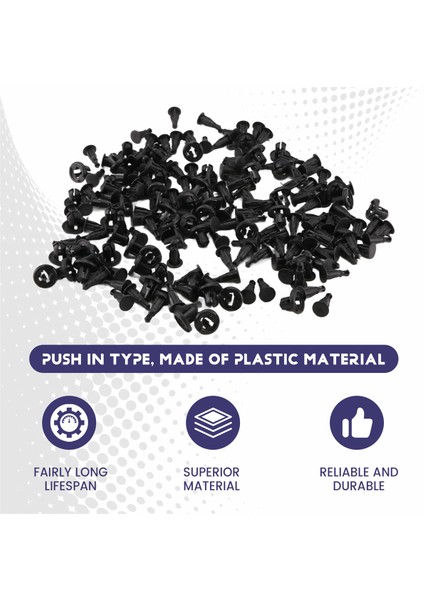 200PCS Tampon Klipsleri 10MM Honda ve Acura Plastik Perçin Tutucu Klipsleri 91503-SZ3-003 Için (Yurt Dışından) fırsatları