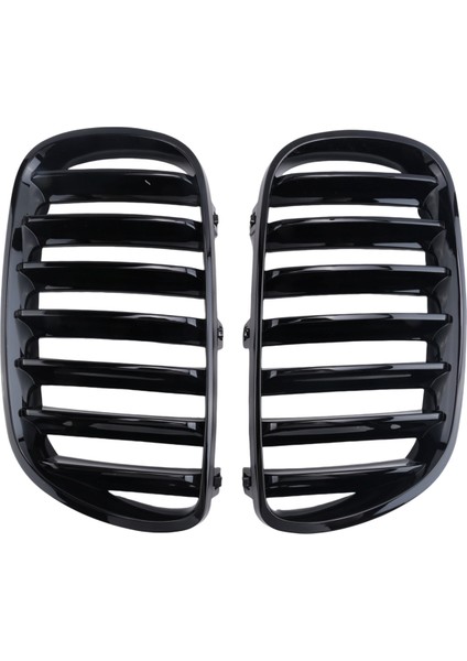 1paır Parlak Siyah Ön Grille Bmw E83 X3 Lcı Facelıft 2007-2010 Için (Yurt Dışından)