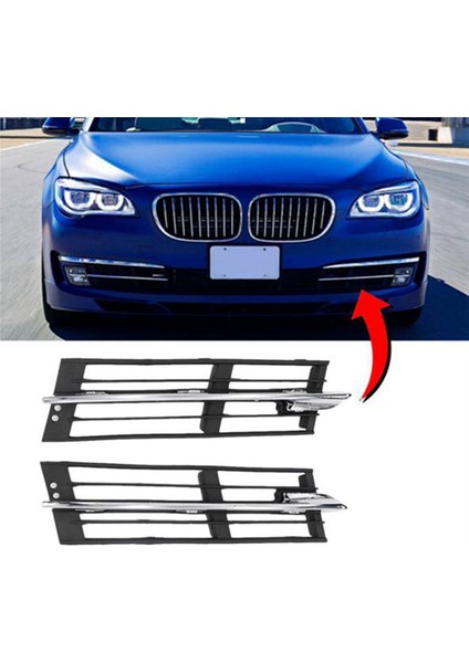 51117295276 Sağ Ön Alt Tampon Sis Izgara Izgaralar Bmw 7 Serisi F01 F02 2011-2015 Sis Lambası Hava Havalandırma Kapağı (Yurt Dışından) fırsatları