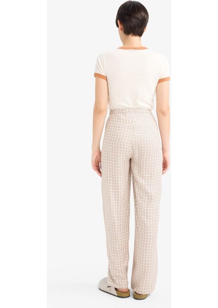 Regular Fit Uzun Kareli Pijama Altı-Fall in Love G1500AX25AU indirimleri