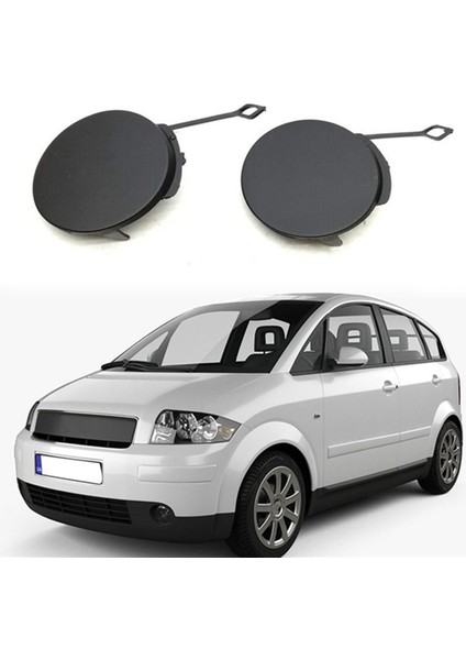 1 Çift Araba Ön Tampon Çekme Kanca Kapağı 8Z0898406 3fz Audi A2 2000 2001 2002 2003 2004 2005 Için Sol Sağ Aksesuarlar (Yurt Dışından) indirimleri