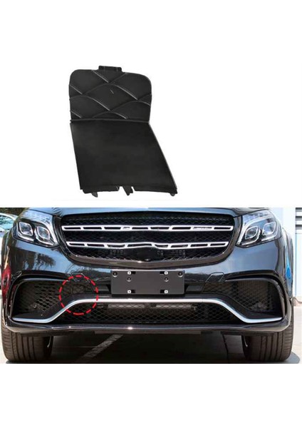 Araba Ön Tampon Çekme Kancası Kapağı Boyalı 2928853622 Mercedes-Benz Gls W166 Gle W292 Tow Hook Kapağı Siyah (Yurt Dışından) indirimleri