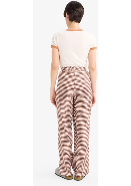 Regular Fit Uzun Kareli Pijama Altı-Fall in Love G1499AX25AU indirimleri