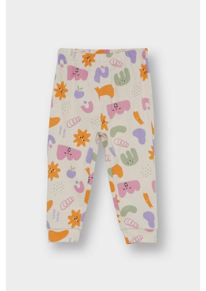 Kız Bebek Pijama Takımı Desenli Uzun Kollu Üst Uzun Alt F0635A525AU fiyatları