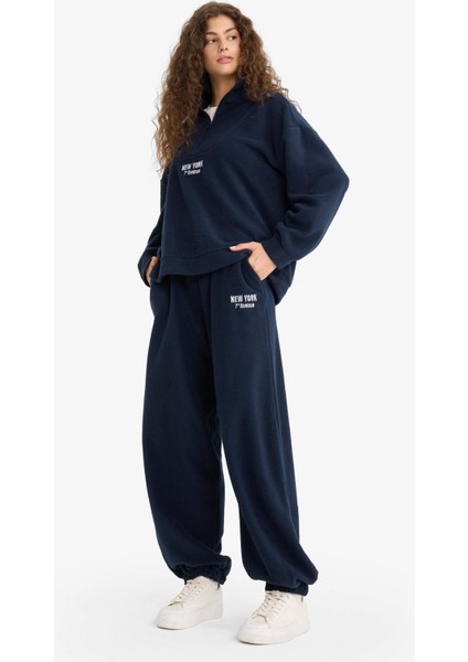 Standart Fit Beli Bağcıklı Cepli Polar Eşofman Altı Y2650AZ25WN modelleri