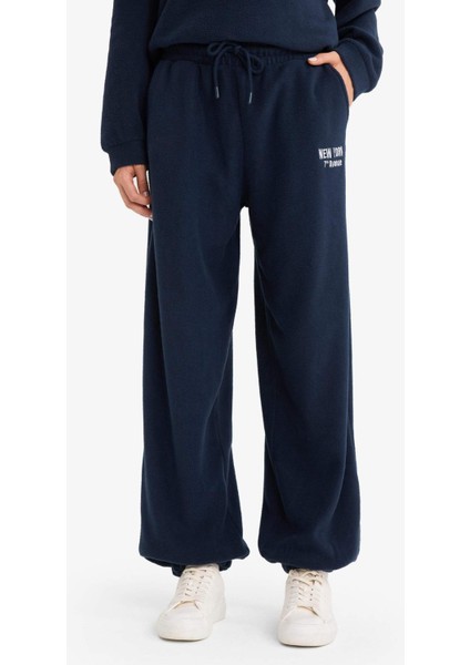 Standart Fit Beli Bağcıklı Cepli Polar Eşofman Altı Y2650AZ25WN indirimleri