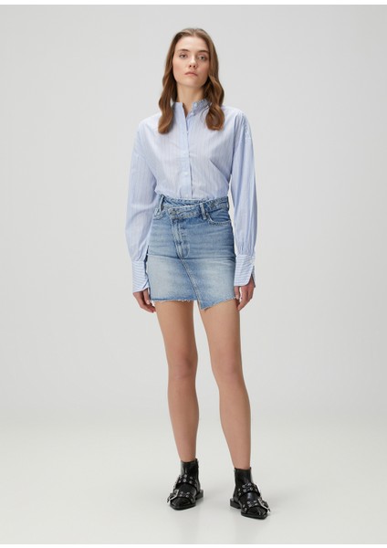 Ana Mavi Çizgili Gömlek fiyatları