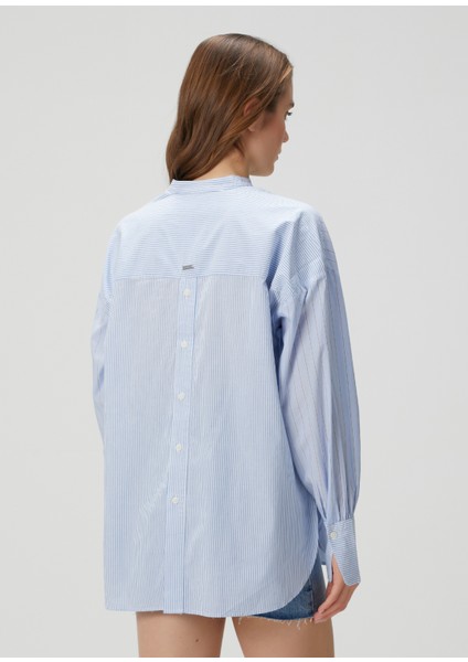 Ana Mavi Çizgili Gömlek fırsatları