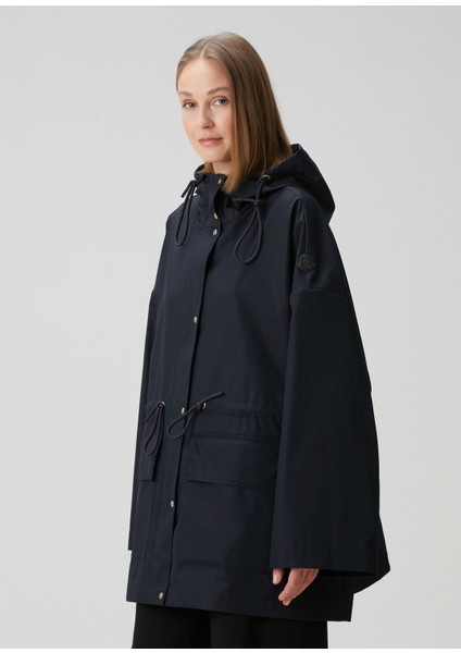 Gaillon Koyu Mavi Kapüşonlu Parka modelleri