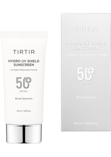 Hydro Uv Shield Sunscreen SPF50+ Uva Uvb Karşıtı Nemlendirici Leke Önleyici Güneş Koruyucu Krem 50 ml