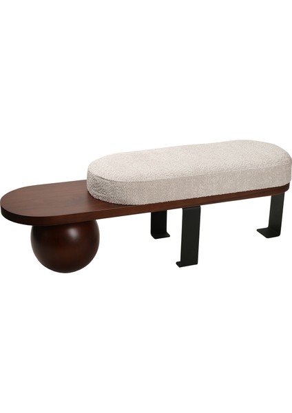 Cilia Ceviz Metal Ahşap Bench fiyatları